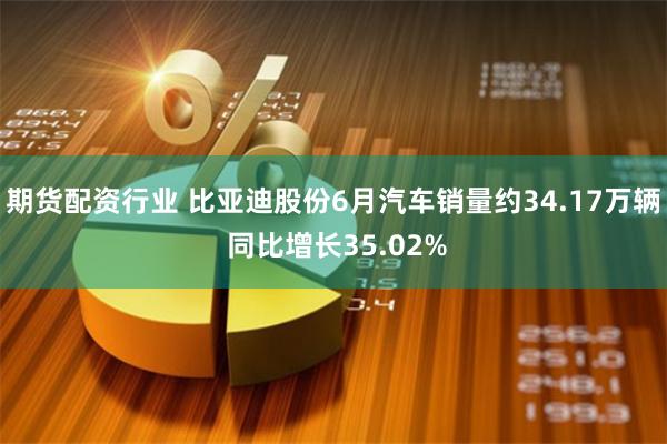 期货配资行业 比亚迪股份6月汽车销量约34.17万辆 同比增长35.02%