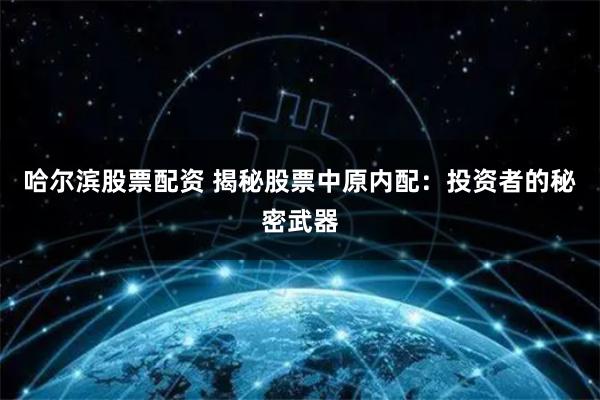 哈尔滨股票配资 揭秘股票中原内配:投资者的秘密武器