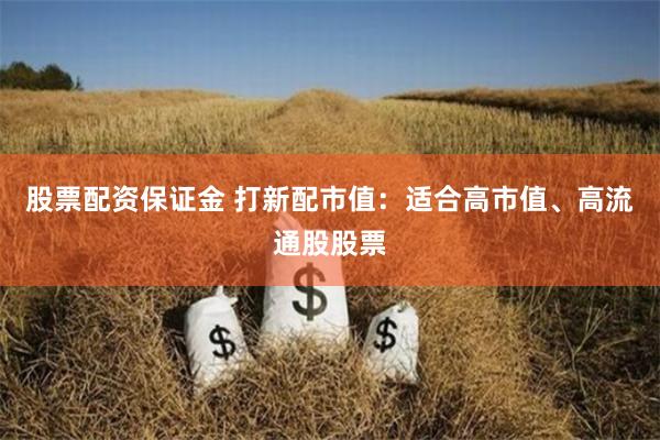 股票配资保证金 打新配市值:适合高市值、高流通股股票